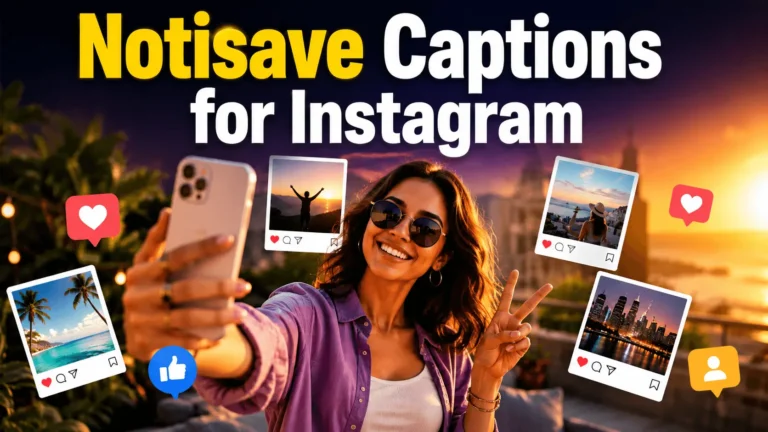 500+ Best Notisave Captions for Instagram, Stories, Selfies & Social Media