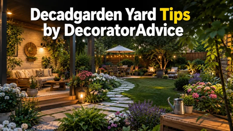 Decadgarden Yard Tips by DecoratorAdvice for Better Yards