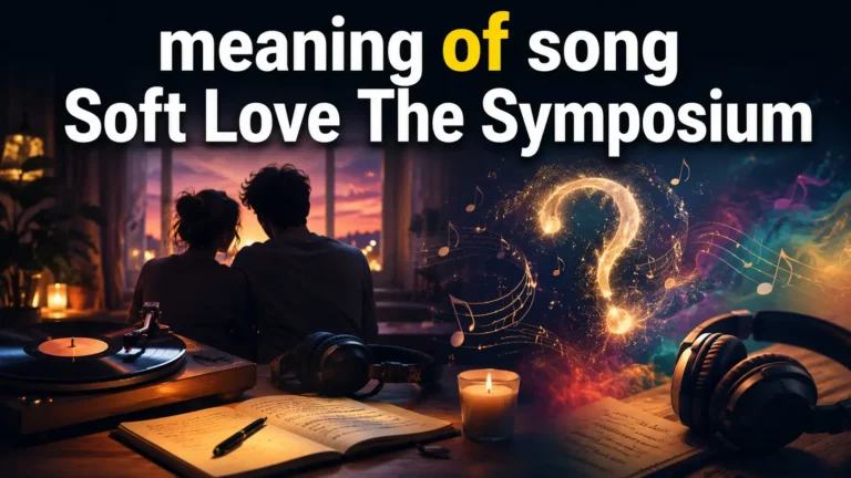Meaning of Song Soft Love The Symposium: Lyrics & Themes