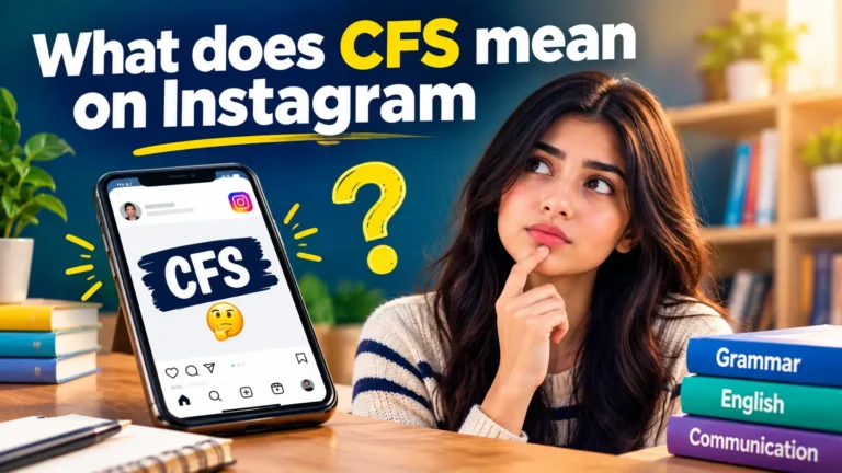 What Does CFS Mean on Instagram? Full Guide